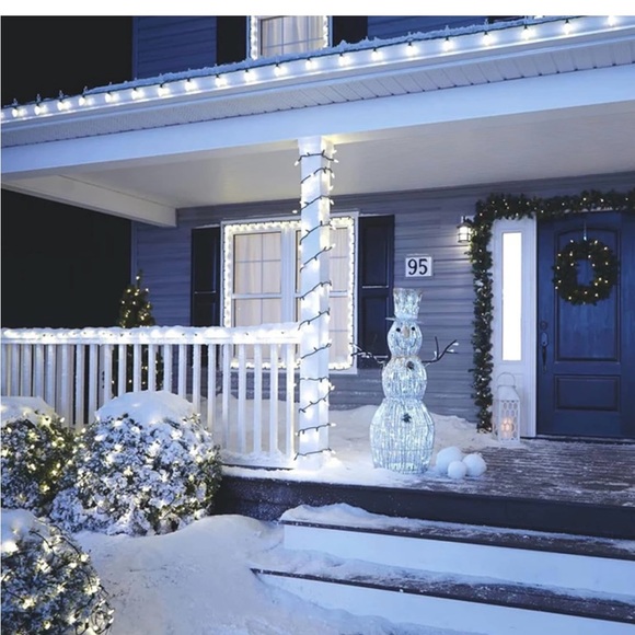 Cool White 50 LED C9 Christmas Lights - Picture 3 of 7